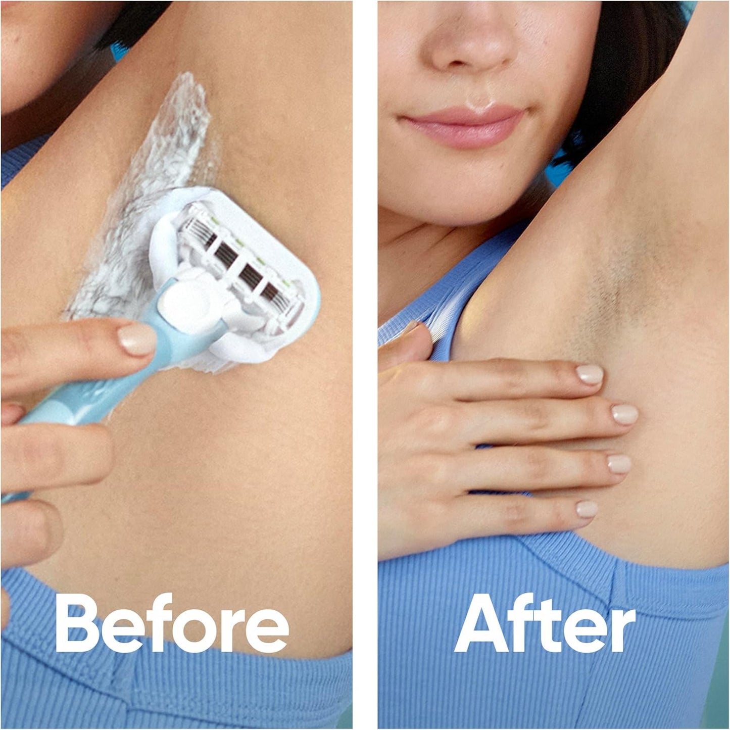 Gillette Venus Embrace Women's Razor Blade Refills 6 Count,white